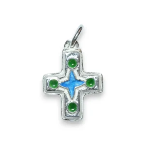 Croix de naissance en argent, bijou bébé – 2,3 cm – NA72