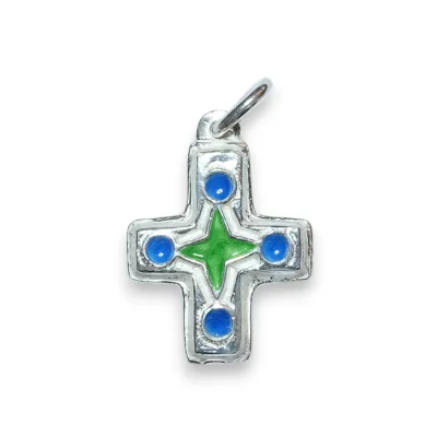 Croix de naissance en argent, bijou bébé – 2,3 cm – NA72