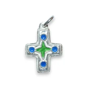 Croix de naissance en argent, bijou bébé – 2,3 cm – NA72