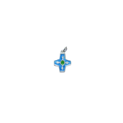 Croix de naissance en argent, bijou bébé – 2 cm – NA73