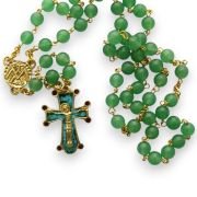 Chapelet vert en aventurine