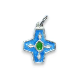 Croix de naissance en argent, bijou bébé – 2 cm – NA73