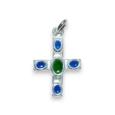 Bijou religieux argent, croix grecque – 3 cm – NAB5