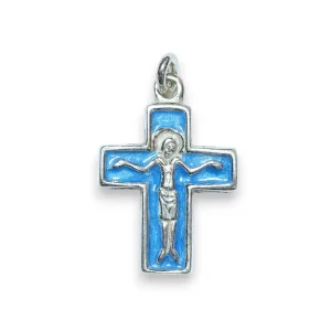 Pendentif crucifix, bijou Christ argent massif – 2,6 cm – NA0181