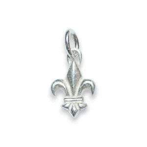 Petite fleur de lys en argent massif – 1.8 cm – NA64