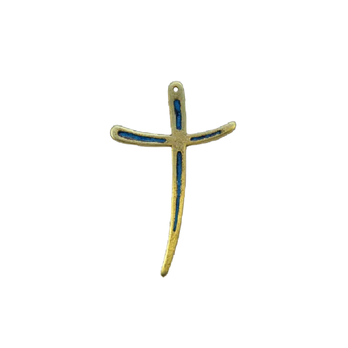 Croix contemporaine élégante et fine – 14 cm – L12