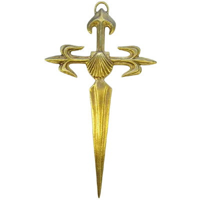 Croix de Saint-Jacques de Compostelle, croix murale – 28 cm – 0217