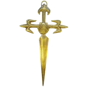 Croix de Saint-Jacques de Compostelle, croix murale – 28 cm – 0217