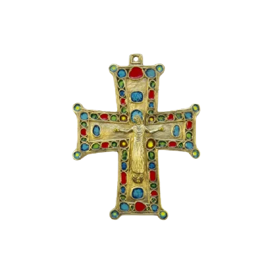 Crucifix mural richement orné – 15 cm – 072BIS