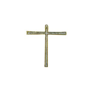 Croix Tau, bronze émaillé – 12 cm – 029