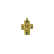 Monogramme Chrisme sur croix avec cabochons