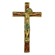 Crucifix - Bronze émaillé