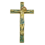 Crucifix - Bronze émaillé