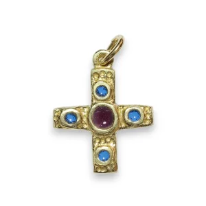 Croix celte en pendentif, bijou religieux – 2,7 cm – 0224