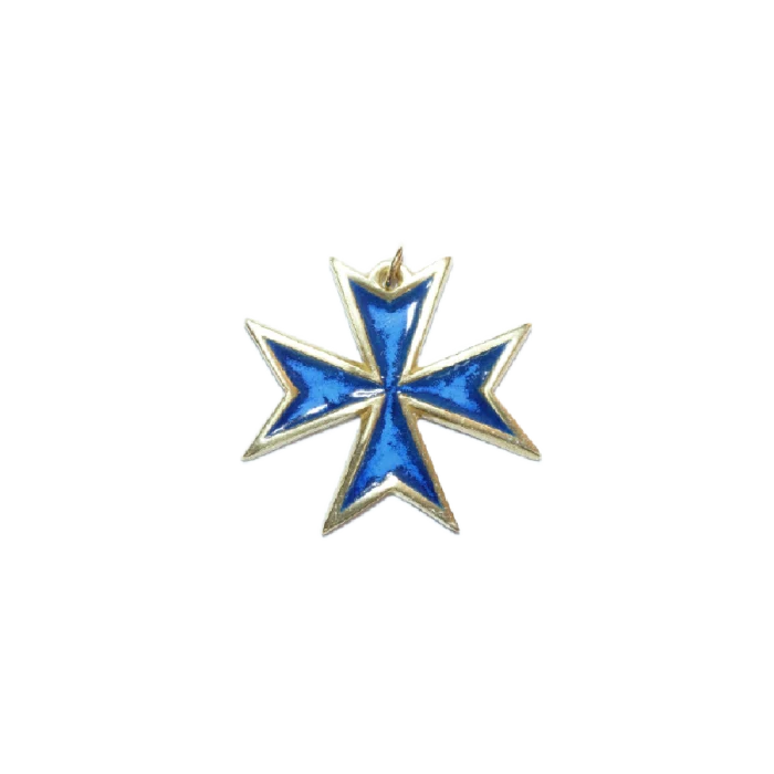 Croix de Malte – Pendentif bronze émaillé – 0102 – 4,8cm