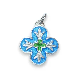 Pendentif floral en argent – 2,4 cm – NA75