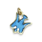 Pendentif colombe bleue