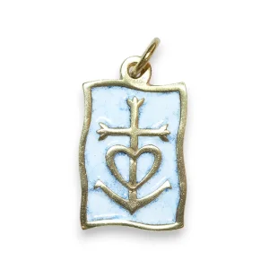 Pendentif croix de Camargue – 3,3cm – V22