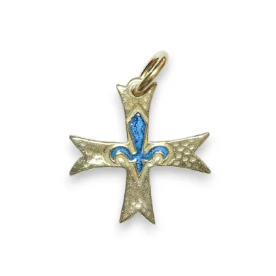 Pendentif croix scoute – 2,2 cm – V10