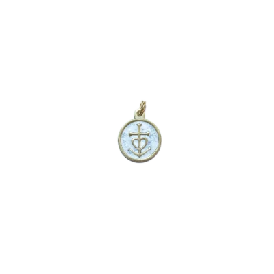 Médaillon pendentif Camargue – 2cm – v24