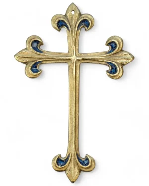 Croix fleur de lys – 17 cm – 0177