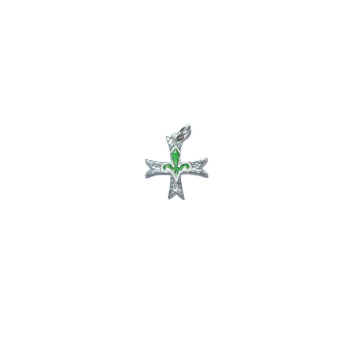 Pendentif croix scoute argent – 2,2 cm – VA10