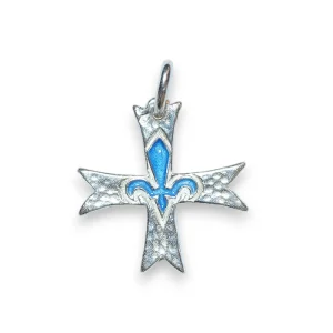Pendentif croix scoute argent – 2,2 cm – VA10