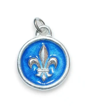 Pendentif fleur de lys argent – 2.1cm – NA0140