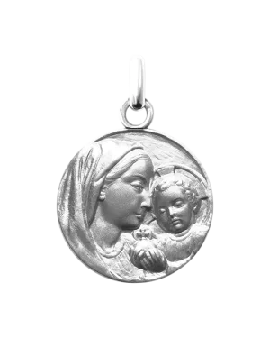Médaille baptême argent-0180AG16 – 16mm