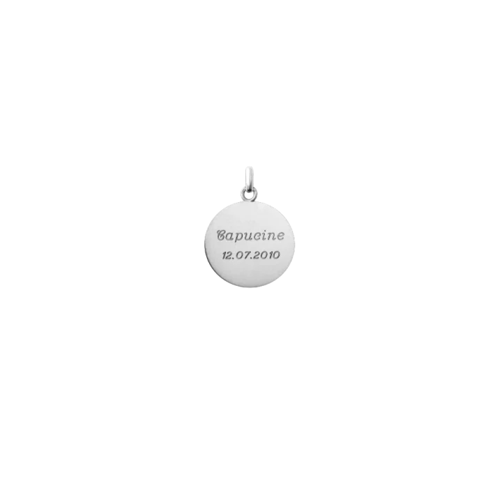 Médaille baptême argent-0180AG16 – 16mm