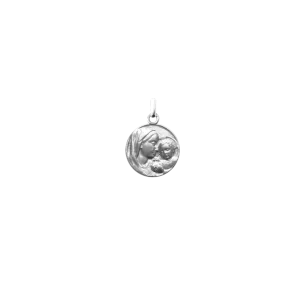 Médaille baptême argent-0180AG16 – 16mm