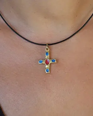 Cordon cuir noir pour pendentif – Grande qualité – CORN – 41cm – 45cm