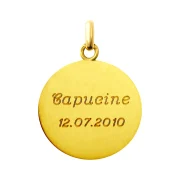 Médaille baptême or-0229AU