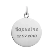 Revers Medaille Bapteme Marie Madeleine Argent 0229AG
