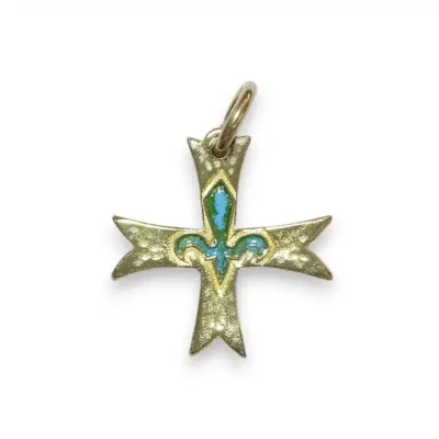 Pendentif croix scoute – 2,2 cm – V10
