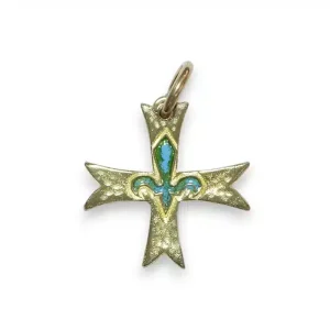 Pendentif croix scoute – 2,2 cm – V10