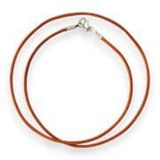 cordon cuir brun clair