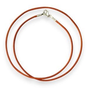 Cordon cuir brun clair de qualité supérieure