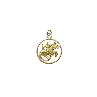 Médaillon chevalier en bronze – 4cm – N93BIS