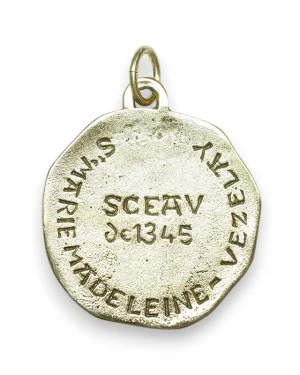 Pendentif sceau Marie-Madeleine en bronze – 4cm – 0206