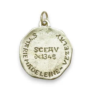 Pendentif sceau Marie-Madeleine en bronze – 4cm – 0206