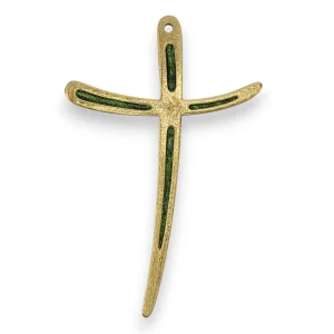 Croix contemporaine élégante et fine – 10 cm – L10