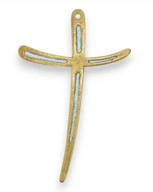 Croix contemporaine élégante et fine – 14 cm – L12